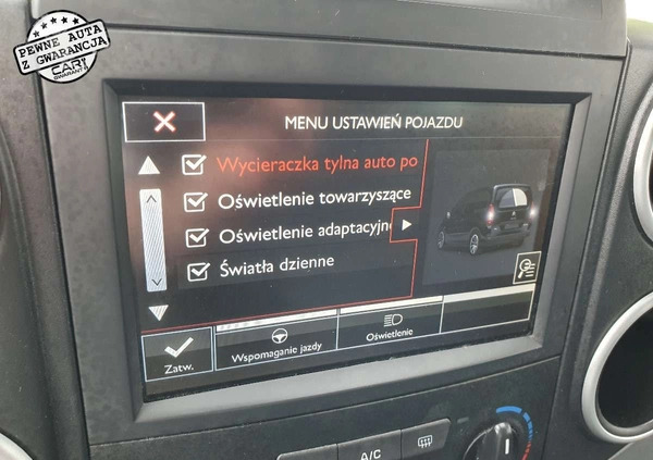 Citroen Berlingo cena 48800 przebieg: 108000, rok produkcji 2018 z Stalowa Wola małe 562